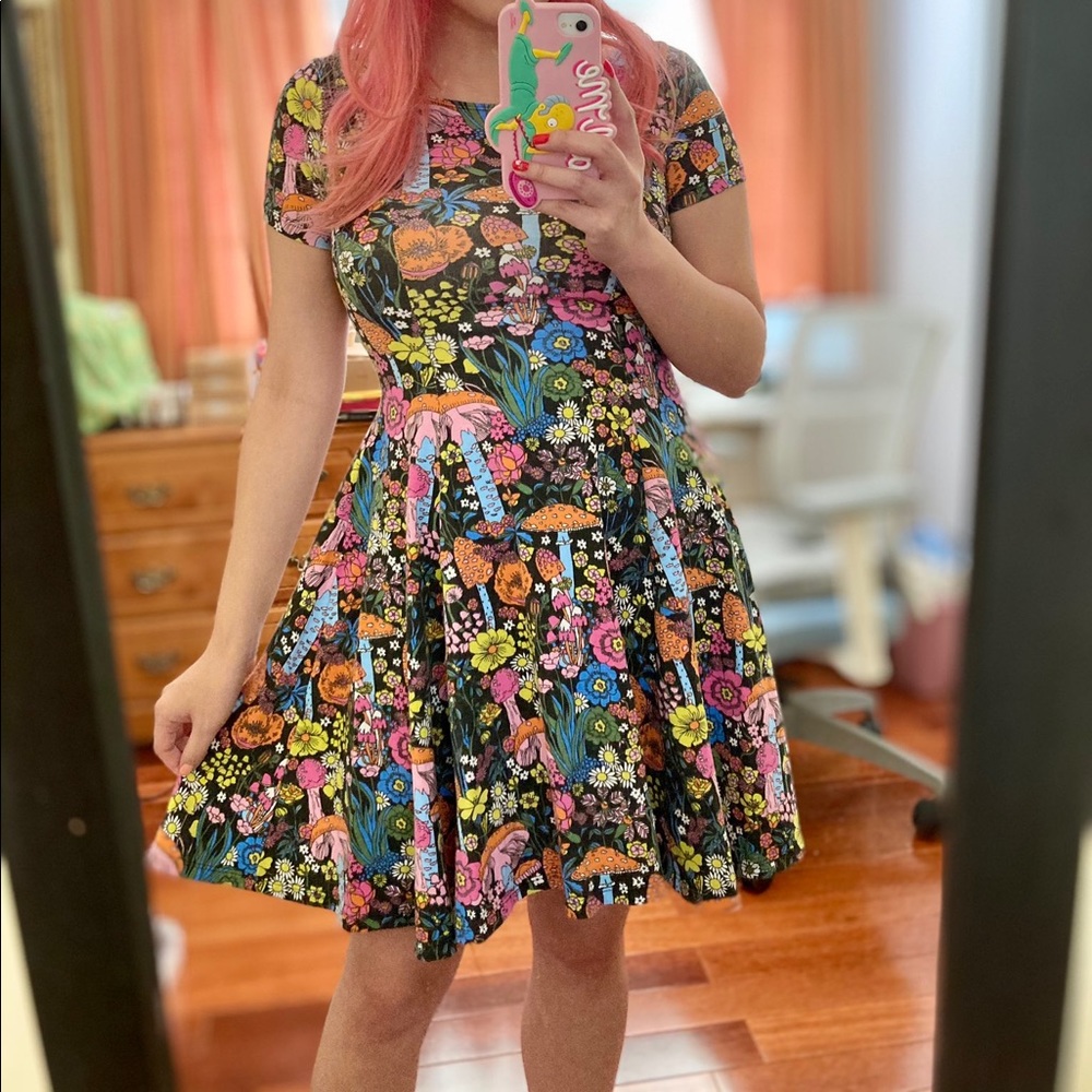Nooworks Mushroom Baby Doll Dress